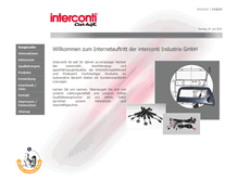 Tablet Screenshot of interconti.net