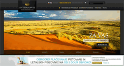 Desktop Screenshot of interconti.si